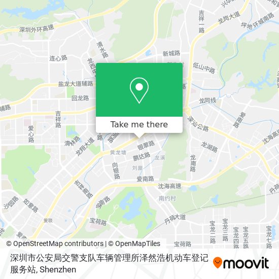 深圳市公安局交警支队车辆管理所泽然浩机动车登记服务站 map