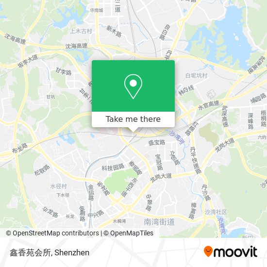 鑫香苑会所 map