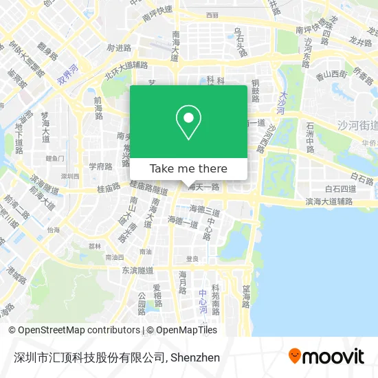 深圳市汇顶科技股份有限公司 map