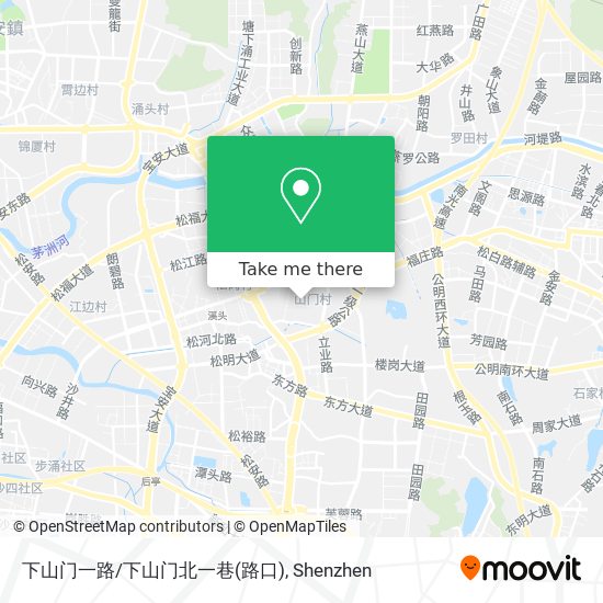 下山门一路/下山门北一巷(路口) map