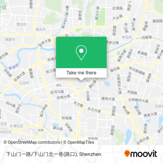 下山门一路/下山门北一巷(路口) map