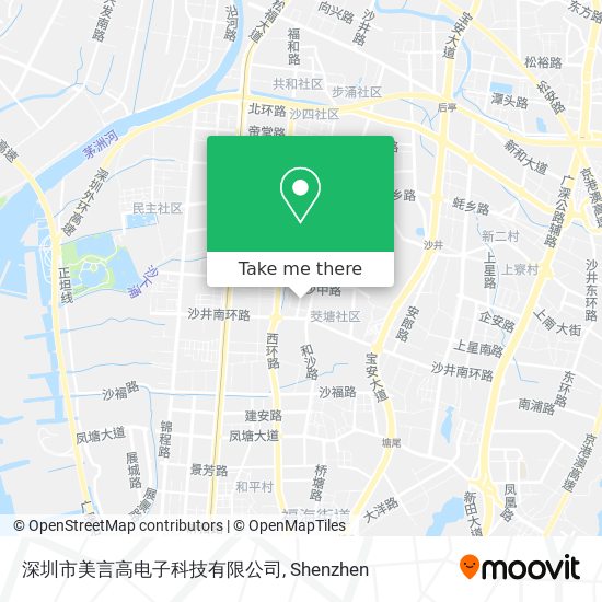 深圳市美言高电子科技有限公司 map