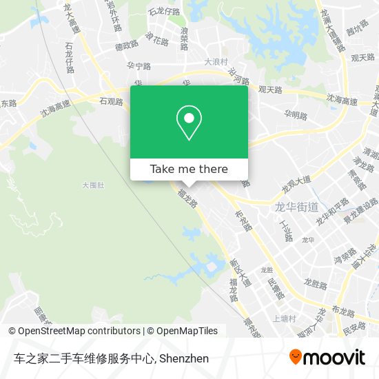 How To Get To 车之家二手车维修服务中心in 龙华镇by Bus Or Metro