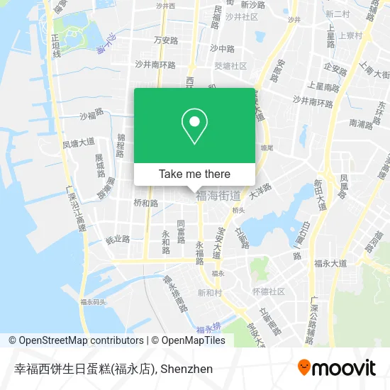 幸福西饼生日蛋糕(福永店) map