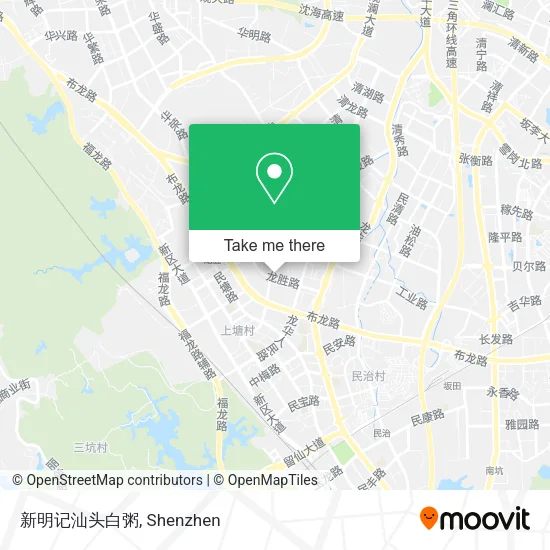 新明记汕头白粥 map