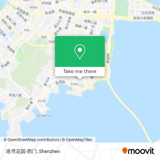 港湾花园-西门 map