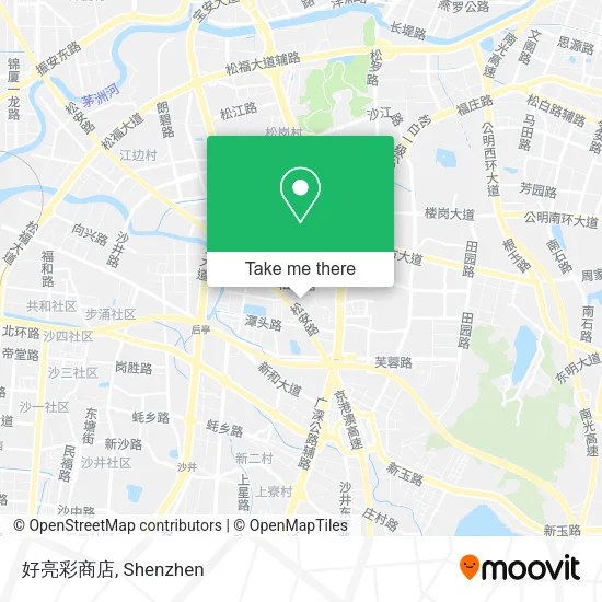 好亮彩商店 map