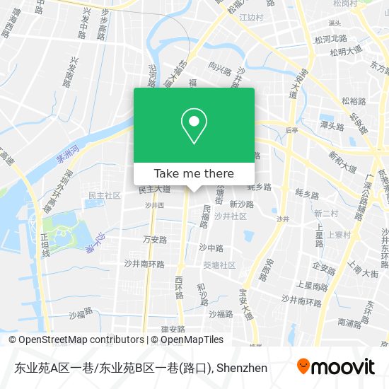东业苑A区一巷/东业苑B区一巷(路口) map