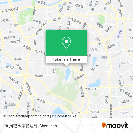 五指耙水库管理处 map