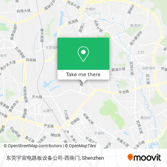 东莞宇宙电路板设备公司-西南门 map