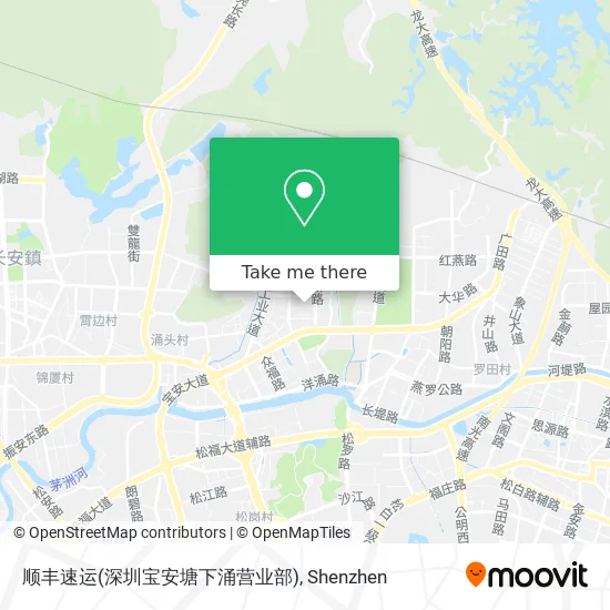 顺丰速运(深圳宝安塘下涌营业部) map