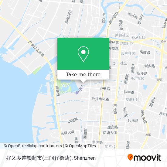 好又多连锁超市(三间仔街店) map