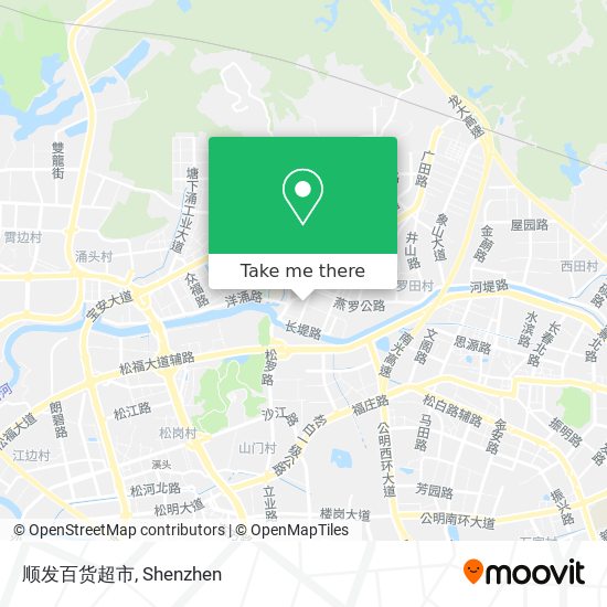 顺发百货超市 map