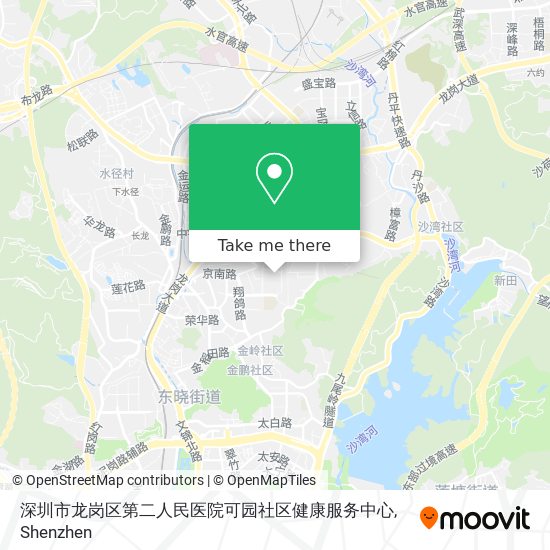 深圳市龙岗区第二人民医院可园社区健康服务中心 map
