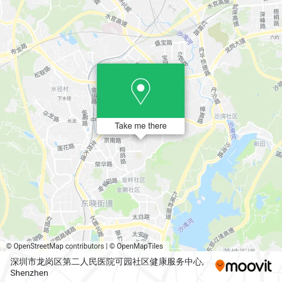 深圳市龙岗区第二人民医院可园社区健康服务中心 map