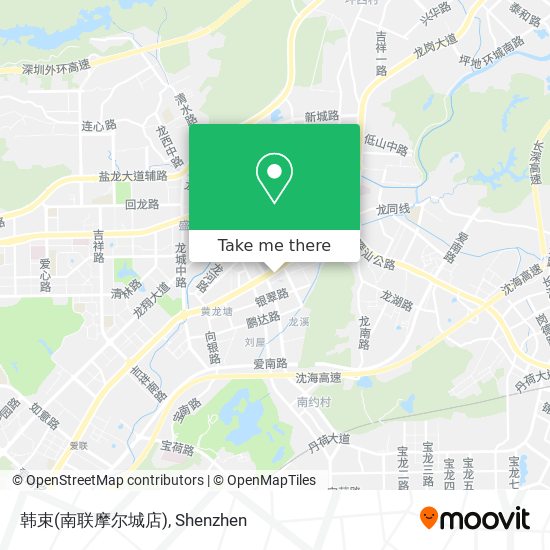 韩束(南联摩尔城店) map