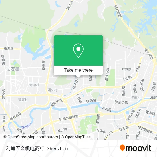 利通五金机电商行 map