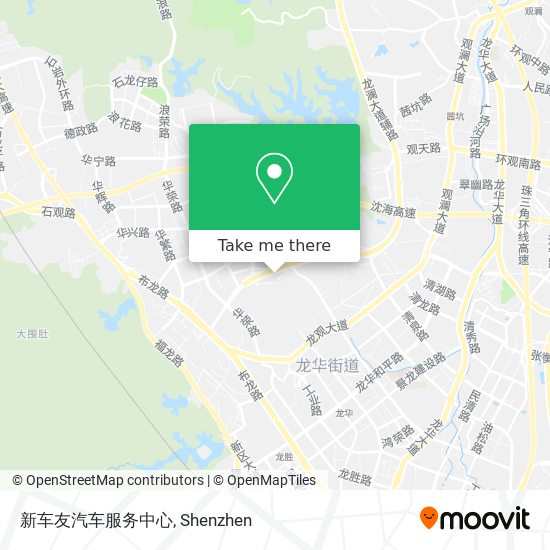 新车友汽车服务中心 map
