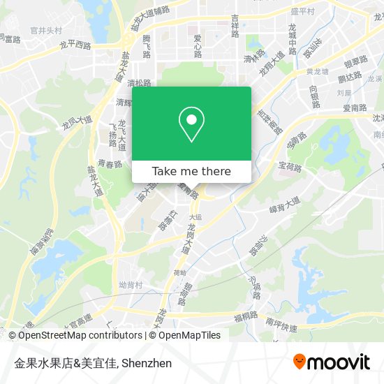 金果水果店&美宜佳 map