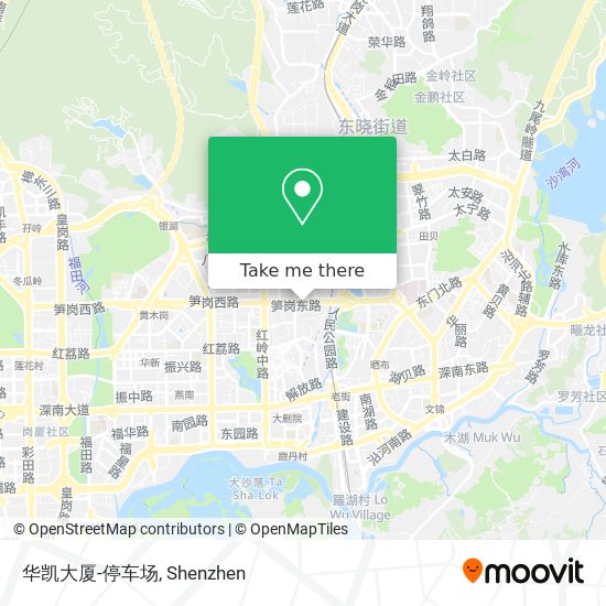 华凯大厦-停车场 map
