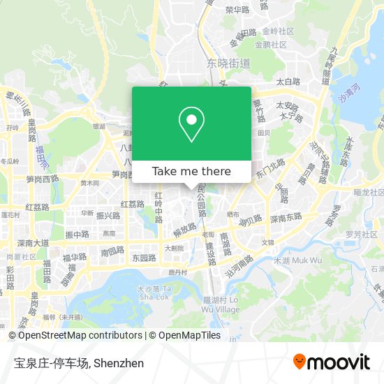 宝泉庄-停车场 map