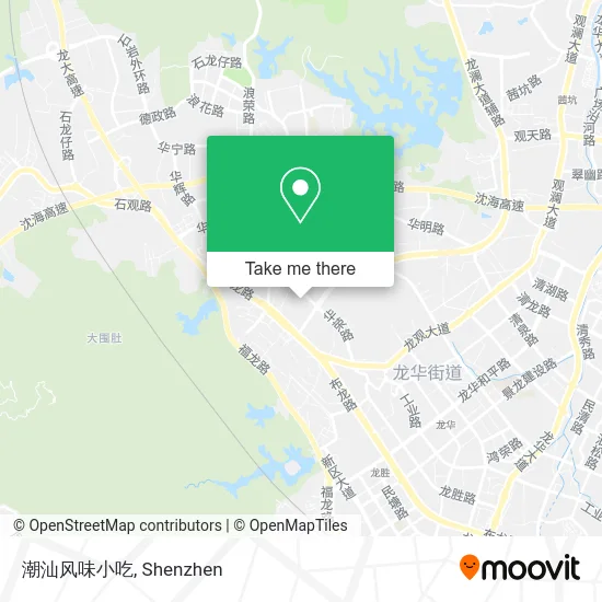 潮汕风味小吃 map