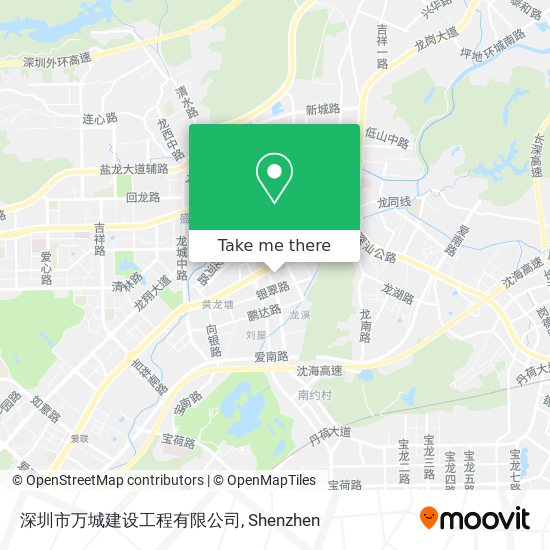 深圳市万城建设工程有限公司 map
