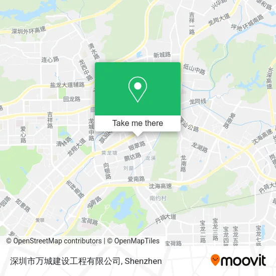 深圳市万城建设工程有限公司 map
