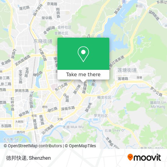 德邦快递 map