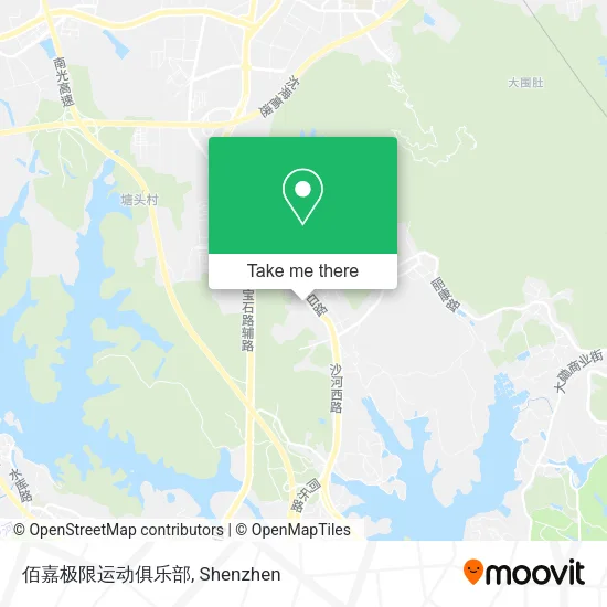 佰嘉极限运动俱乐部 map