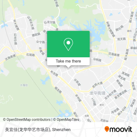 美宜佳(龙华华艺市场店) map