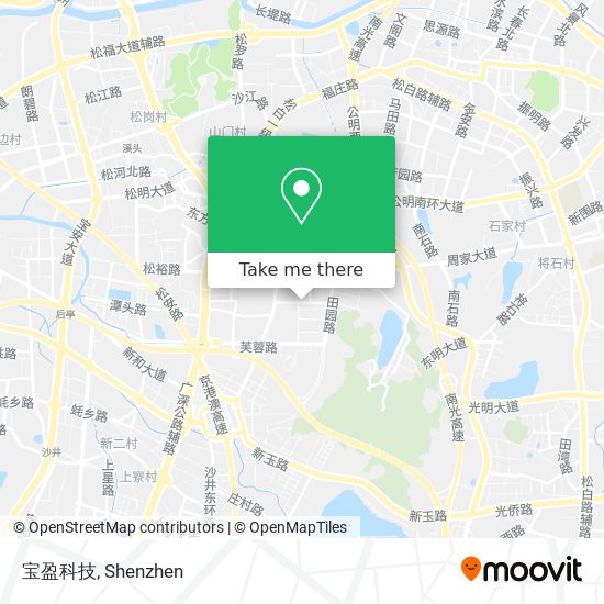 宝盈科技 map