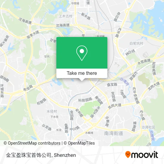 金宝盈珠宝首饰公司 map