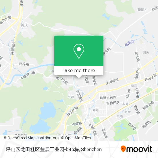 坪山区龙田社区莹展工业园-b4a栋 map