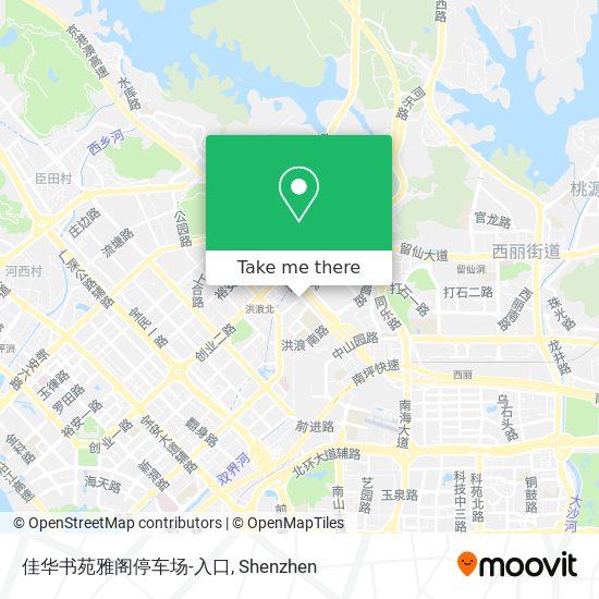 佳华书苑雅阁停车场-入口 map