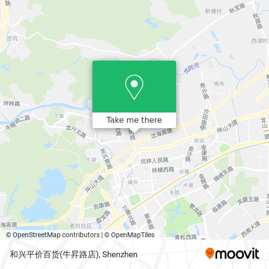 和兴平价百货(牛昇路店) map