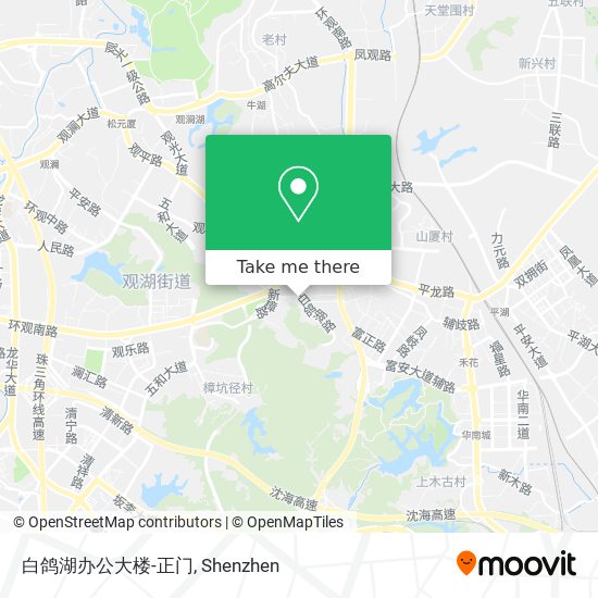 白鸽湖办公大楼-正门 map