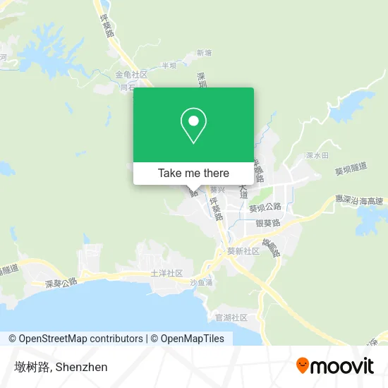 墩树路 map