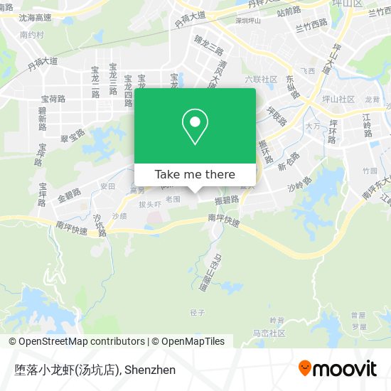 堕落小龙虾(汤坑店) map