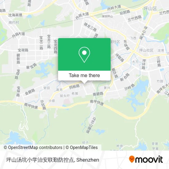 坪山汤坑小学治安联勤防控点 map