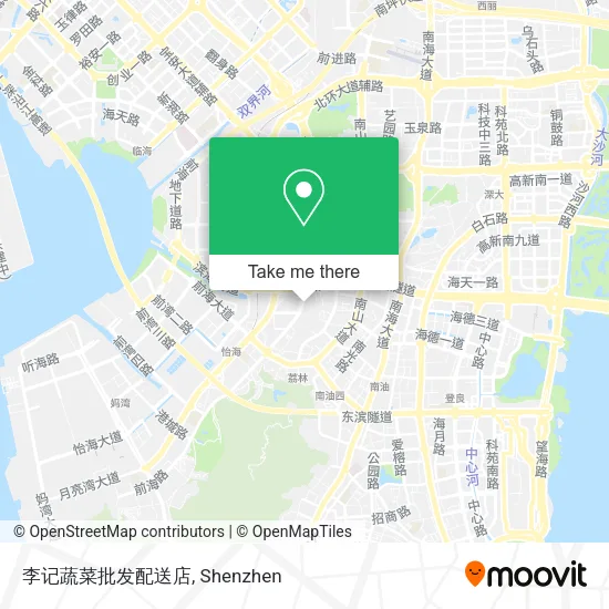 李记蔬菜批发配送店 map