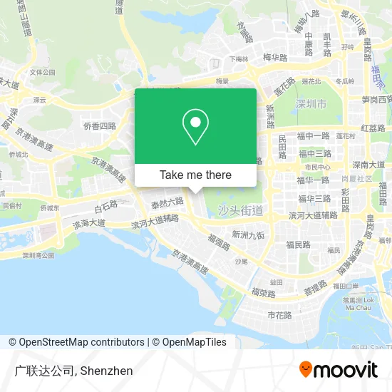 广联达公司 map