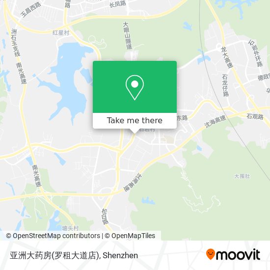 亚洲大药房(罗租大道店) map