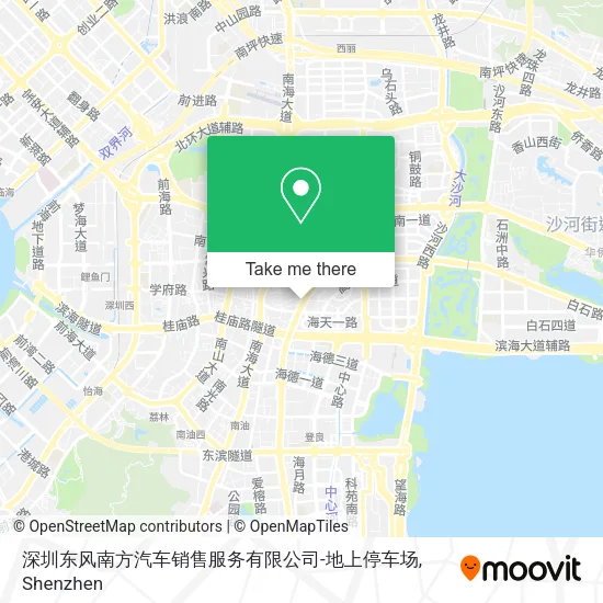 深圳东风南方汽车销售服务有限公司-地上停车场 map