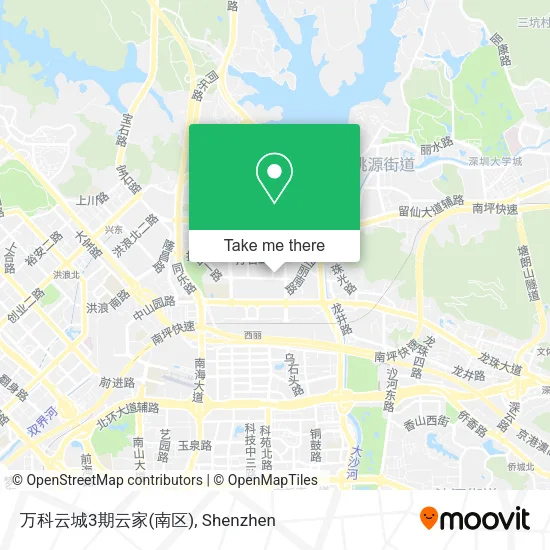 万科云城3期云家(南区) map