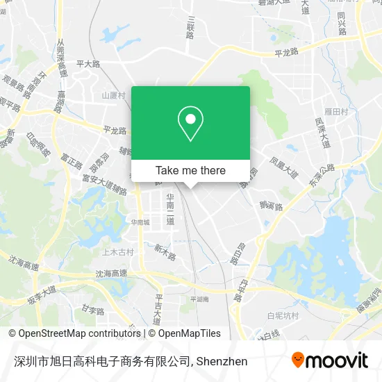 深圳市旭日高科电子商务有限公司 map