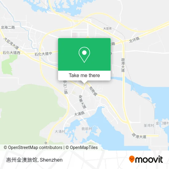 惠州金澳旅馆 map