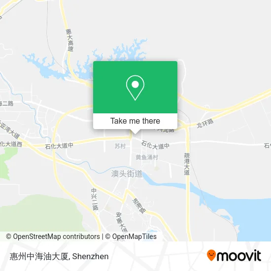 惠州中海油大厦 map