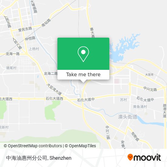 中海油惠州分公司 map