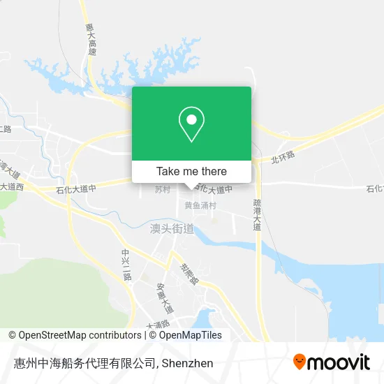 惠州中海船务代理有限公司 map